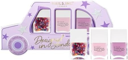 Nails Inc Mani Calling Taxi Nail Polish Kit  3 Piece Gift Set