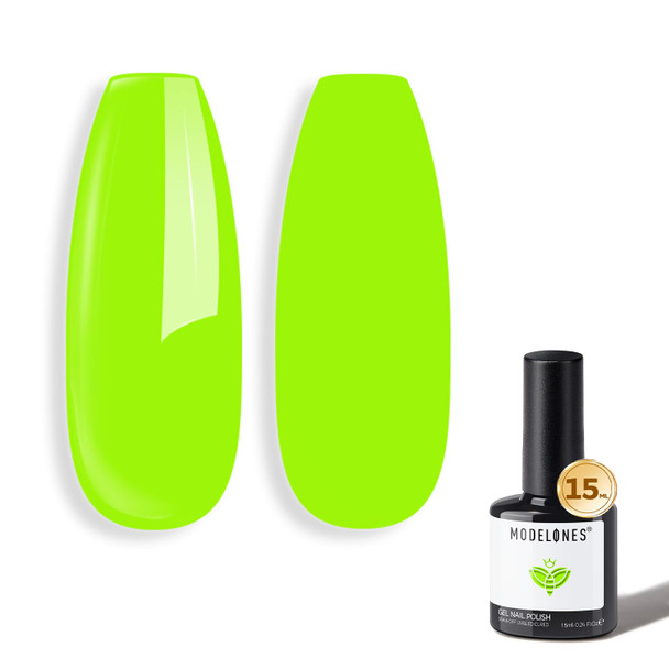 modelones White Gel Nail Polish Soak Off UV/LED Gel Polish 15ML