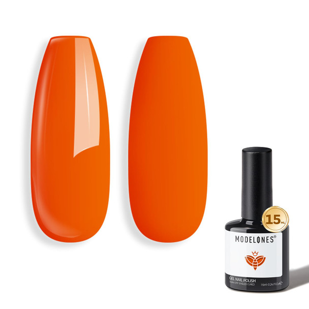 modelones White Gel Nail Polish Soak Off UV/LED Gel Polish 15ML