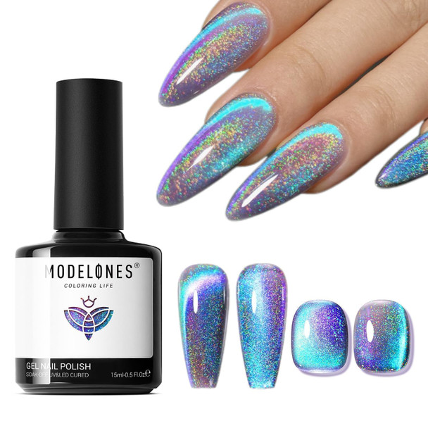 modelones White Gel Nail Polish Soak Off UV/LED Gel Polish 15ML
