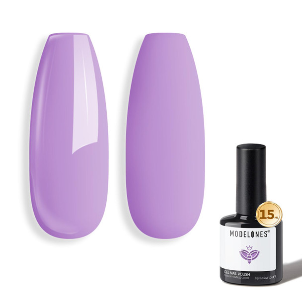 modelones White Gel Nail Polish Soak Off UV/LED Gel Polish 15ML