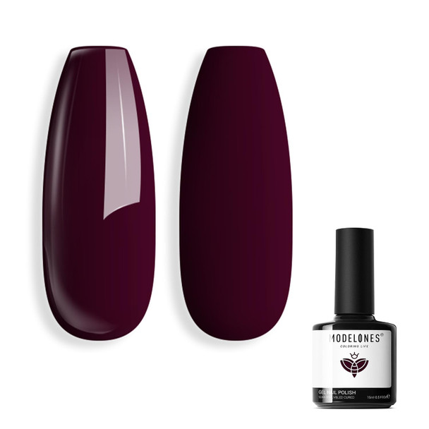 modelones White Gel Nail Polish Soak Off UV/LED Gel Polish 15ML