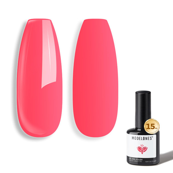 modelones White Gel Nail Polish Soak Off UV/LED Gel Polish 15ML
