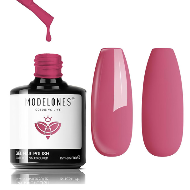 modelones White Gel Nail Polish Soak Off UV/LED Gel Polish 15ML