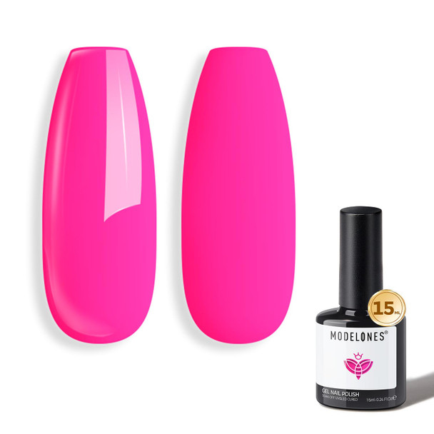modelones White Gel Nail Polish Soak Off UV/LED Gel Polish 15ML