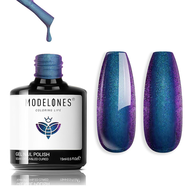 modelones White Gel Nail Polish Soak Off UV/LED Gel Polish 15ML