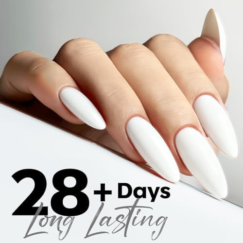 modelones White Gel Nail Polish Soak Off UV/LED Gel Polish 15ML