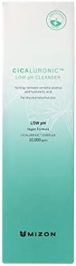 MIZON Cicaluronic Low pH Cleanser with Centella Asiatica Hyaluronic Acid BHA Sebum Care Blemish Care Dead Skin Cell Removal Korean Skincare (120ml/4.05fl oz)