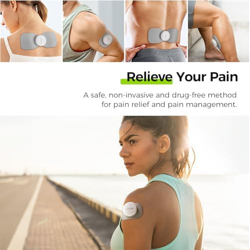 AUVON Wireless 24 Modes TENS Unit Muscle Stimulator for Pain Relief 6 Pads