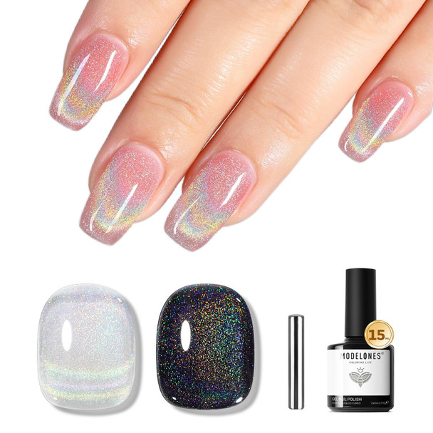 modelones Milky White Gel Nail Polish Natural Color