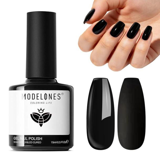 modelones Milky White Gel Nail Polish Natural Color