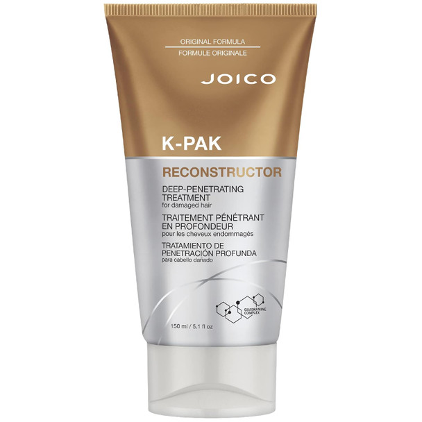 Joico K-PAK Reconstructor Deep-Penetrating Treatment For Severely Damaged Hair  Repair and Strengthen Strands  Rebuild and  Fortify Damaged Hair  Improve Elasticity  With Keratin and  Arginine