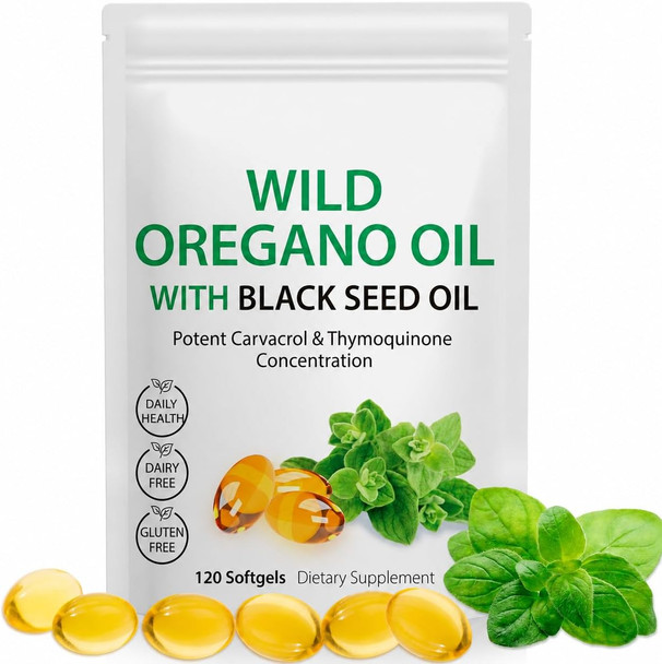 Onznoz Oil of Oregano with Black Seed Oil Softgels