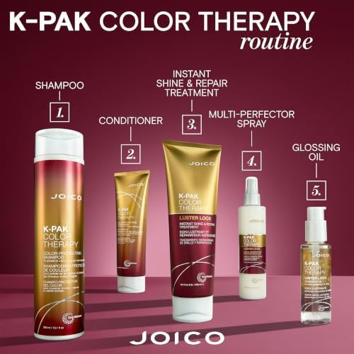 Joico K-PAK Color Therapy Luster Lock Glossing Oil  For Color-Treated Hair  For Color-Protection and Shine  Tame Frizz  With Keratin and  Argan Oil