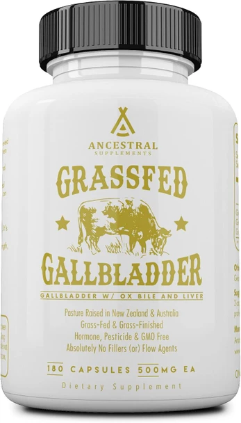 Ancestral Supplements Grass Fed Beef Supplement - 180 Ct