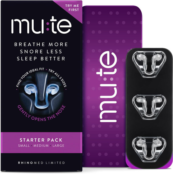 Rhinomed Mute Nasal Dilators for Sleep Snoring Solution