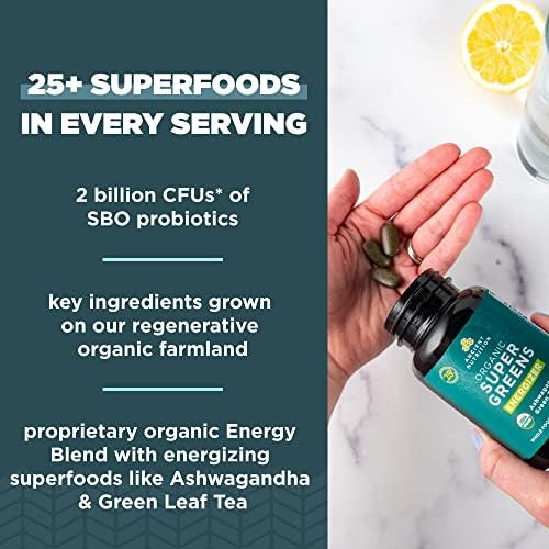 Ancient Nutrition Organic Super Greens - 90 tablets