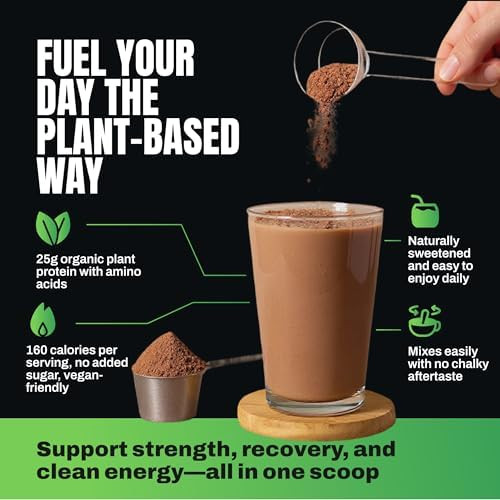 VEDGE Vegan Protein Powder USDA Organic Peanut Butter Cup 20 Servings