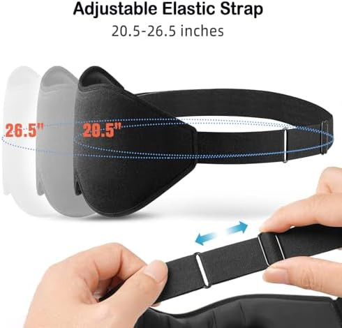 LitBear Sleep Mask for Side Sleeper Women Men Eye Mask for Sleeping