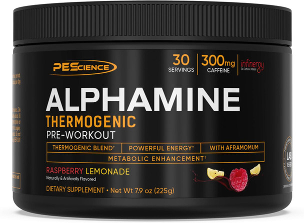 PEScience Alphamine Thermogenic Pre-Workout - 225g