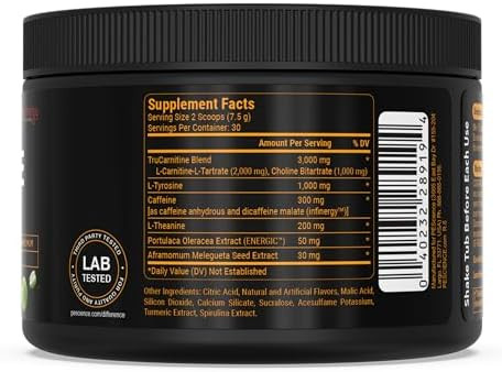 PEScience Alphamine Thermogenic Pre-Workout - 225g