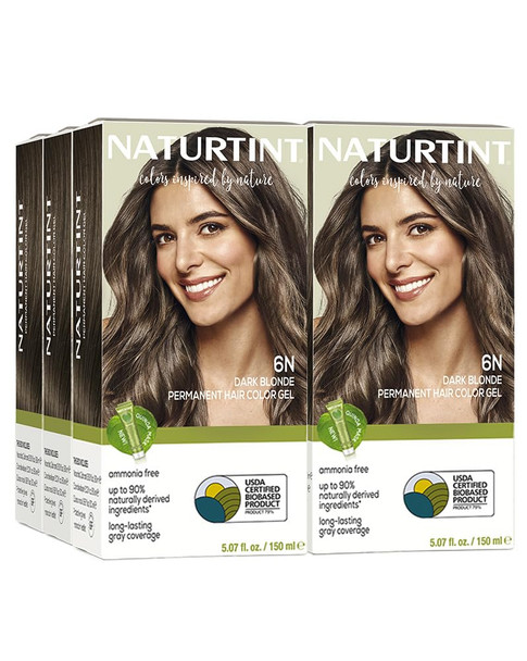 Naturtint  Permanent Hair Color (Pack of 1) Ammonia Free Vegan Cruelty Free up to 100% Gray Coverage Long Lasting Results