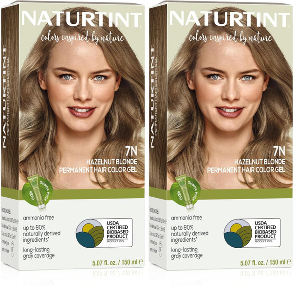 Naturtint  Permanent Hair Color (Pack of 1) Ammonia Free Vegan Cruelty Free up to 100% Gray Coverage Long Lasting Results