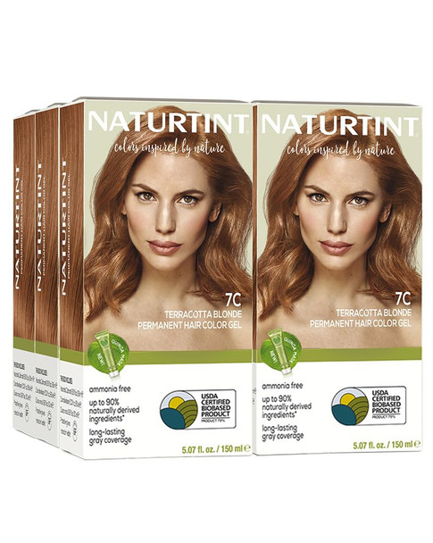 Naturtint  Permanent Hair Color (Pack of 1) Ammonia Free Vegan Cruelty Free up to 100% Gray Coverage Long Lasting Results