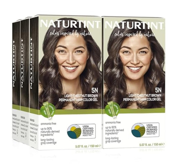 Naturtint  Permanent Hair Color (Pack of 1) Ammonia Free Vegan Cruelty Free up to 100% Gray Coverage Long Lasting Results