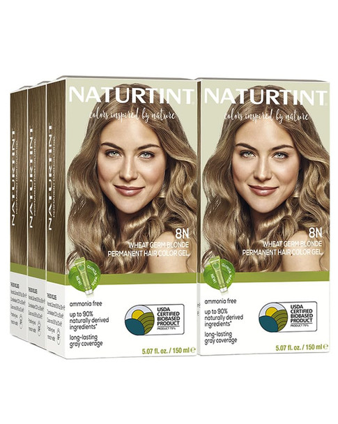 Naturtint  Permanent Hair Color (Pack of 1) Ammonia Free Vegan Cruelty Free up to 100% Gray Coverage Long Lasting Results