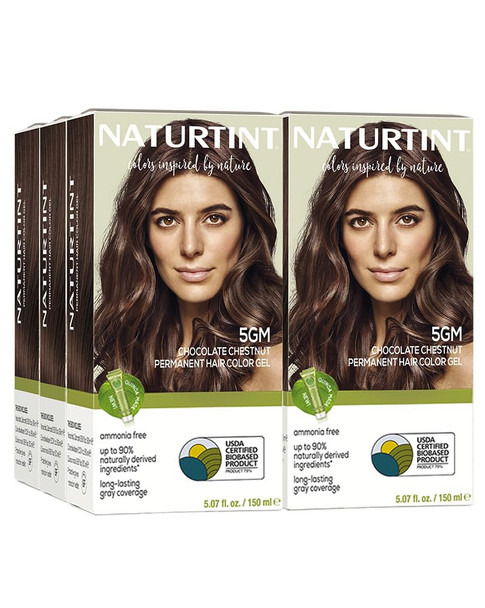 Naturtint  Permanent Hair Color (Pack of 1) Ammonia Free Vegan Cruelty Free up to 100% Gray Coverage Long Lasting Results