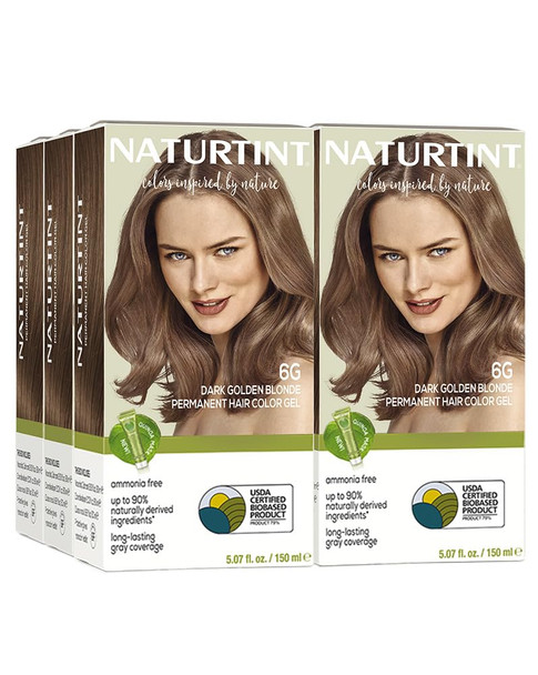 Naturtint  Permanent Hair Color (Pack of 1) Ammonia Free Vegan Cruelty Free up to 100% Gray Coverage Long Lasting Results