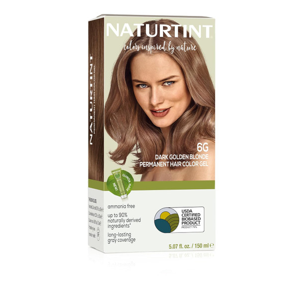 Naturtint  Permanent Hair Color (Pack of 1) Ammonia Free Vegan Cruelty Free up to 100% Gray Coverage Long Lasting Results