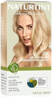 Naturtint  Permanent Hair Color (Pack of 1) Ammonia Free Vegan Cruelty Free up to 100% Gray Coverage Long Lasting Results
