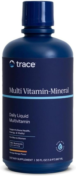 Trace Minerals Liquid Multivitamin with 72+ Minerals, Berry, 32 oz