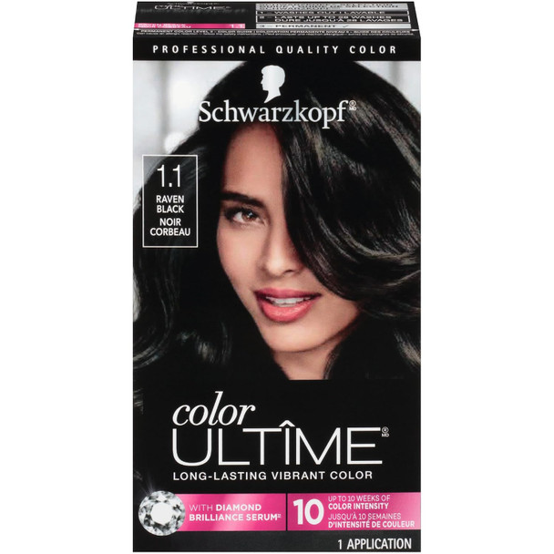 Schwarzkopf Color ULTÎME® 1.1 Raven Black Permanent Hair Dye