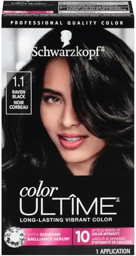 Schwarzkopf Color ULTÎME® 1.1 Raven Black Permanent Hair Dye