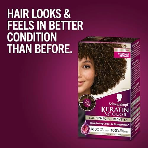 Schwarzkopf Keratin Color® 5.0 Medium Brown Permanent Hair Dye