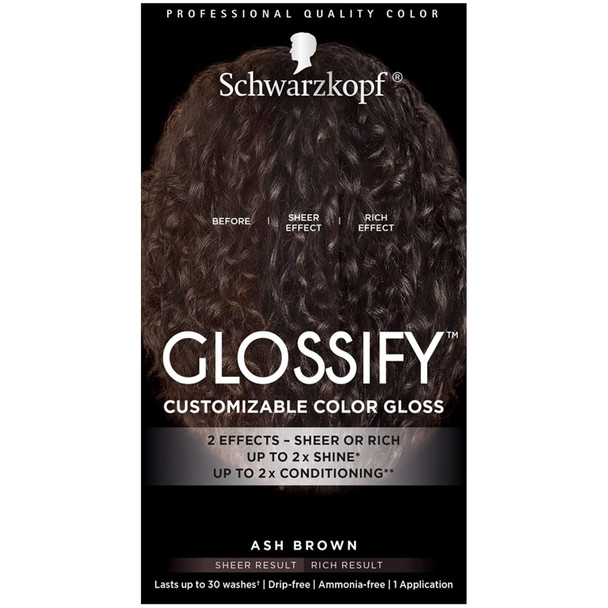 Schwarzkopf Glossify Customizable  Ash Brown