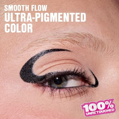 wet n wild Mega Last Breakup Proof Liquid Eyeliner - Ultra-Fine Brush, Waterproof, 16-Hour Long-Lasting Wear- Cruelty-Free & Vegan