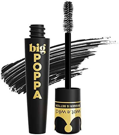 wet n wild Big Poppa Mascara- Volumizing, Lifting, Lengthening, Nourishing, Paraben Free, Cruelty-Free & Vegan