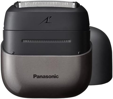 Panasonic Swipe Right Travel Shaver for Men Portable Electric Razor for Men with USB-C Charging -Blade Cutting System and Beard Sensor Technology Wet/Dry Use