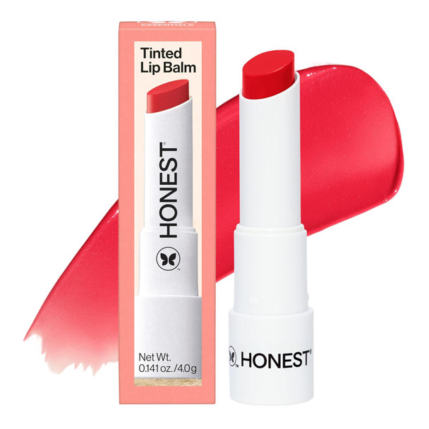 Honest Beauty Tinted Lip Balm, Cruelty-Free, Moisturizing, Blood Orange