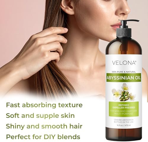 velona Abyssinian Oil Pure and Natural Carrier Oil  Hair Body Care  Use Today - Enjoy Results