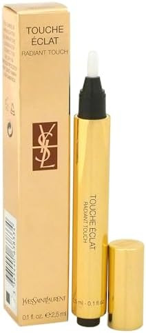 Yves Saint Laurent Touche Eclat Radiant Touch Concealer Luminous Honey for Women, 0.1 Ounce