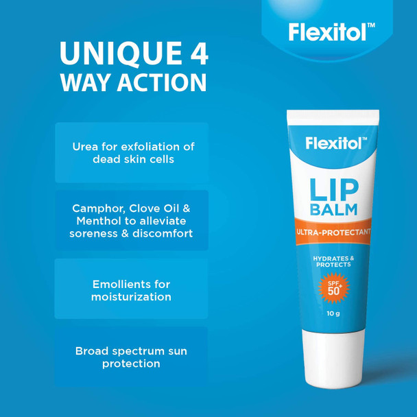 Flexitol Lip Balm 10g SPF 50+