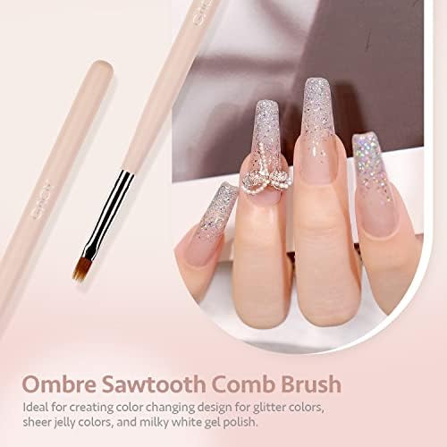 GAOY 8 Pcs Nail Art Brushes, Nail Art Design Pens, Liner & Polka Dot Tools