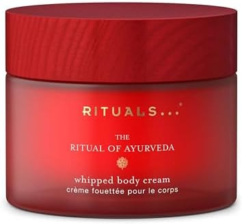 RITUALS The of Ayurveda Whipped Body Cream Refillable  Nourishing Body Moisturizer with Indian Rose and  Sweet Almond Oil