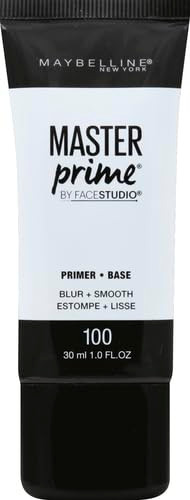 Maybelline Face Studio Master Prime Face Primer Makeup Base, Blur + Smooth, 1 Count