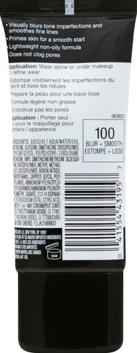 Maybelline Face Studio Master Prime Face Primer Makeup Base, Blur + Smooth, 1 Count